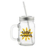 Mason Jar  Clear (sublimatie)