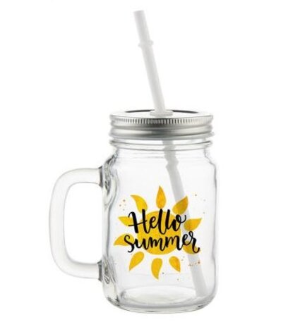 Mason Jar  Clear (sublimatie)