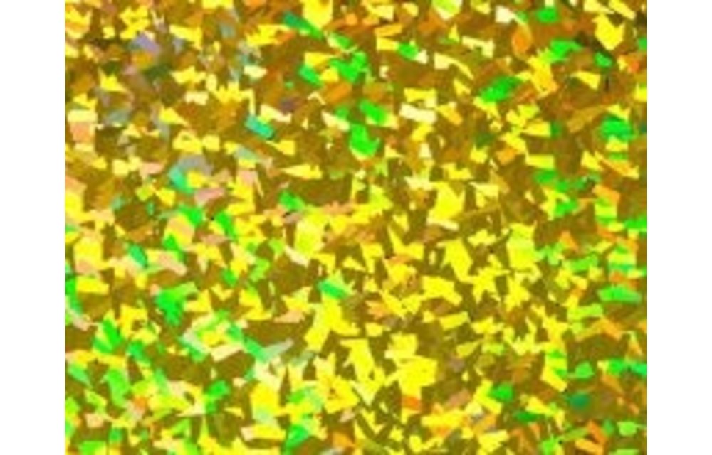 Flexfolie Holographic Crystal Gold