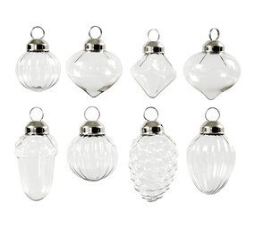 Glazen kerstballen - mix Glazen kerstballen - mix