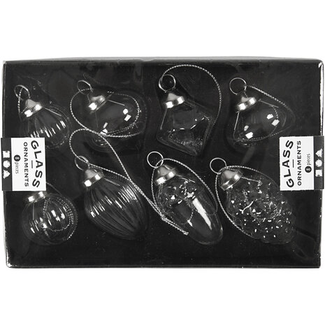 Glazen kerstballen - mix Glazen kerstballen - mix