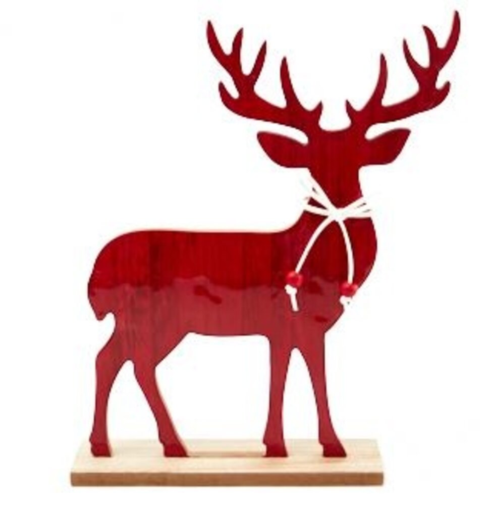 Rendier - rood gelakt