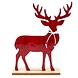 Rendier - rood gelakt Rendier - rood gelakt
