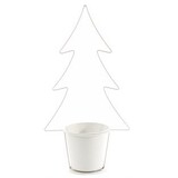 Kerstboom met pot (M) Wit Kerstboom met pot (M) Wit
