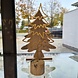 Kerstboom op gespleten voet Kerstboom op gespleten voet