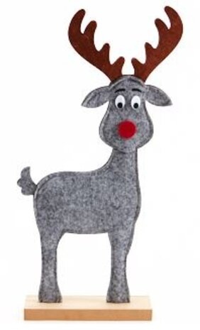 Rendier uit vilt (L)