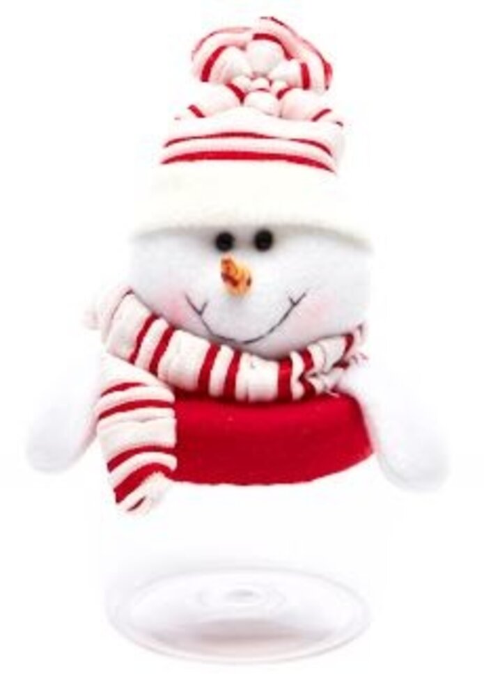 Rode sneeuwman op pot (M) Rode sneeuwman op pot (M)