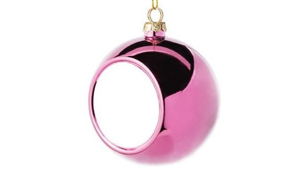 Kerstbal met schild (sublimatie)