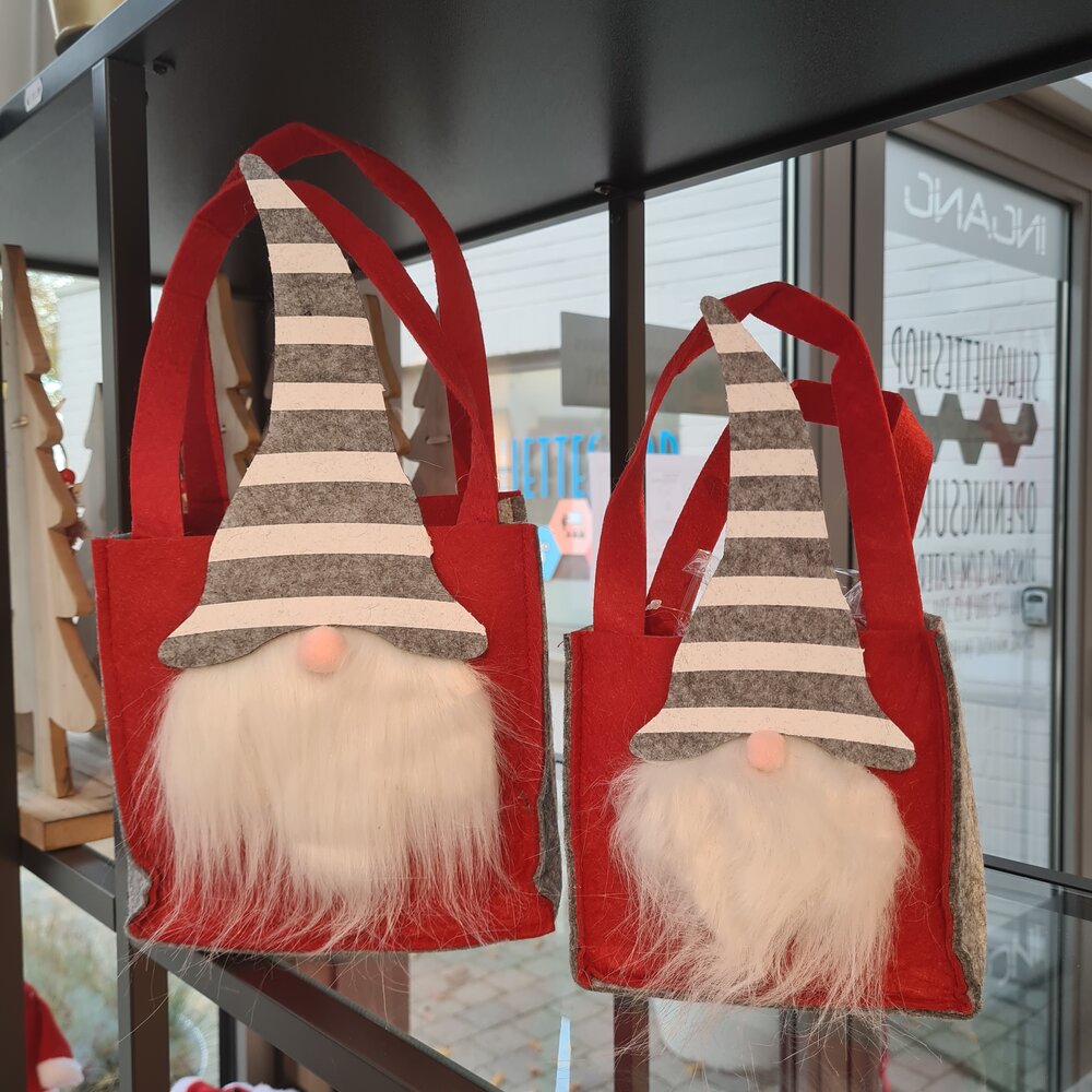 Vilten zakje Kerstman (M)