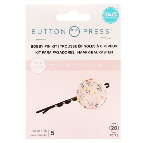 Button Press haarspeld set Button Press haarspeld set