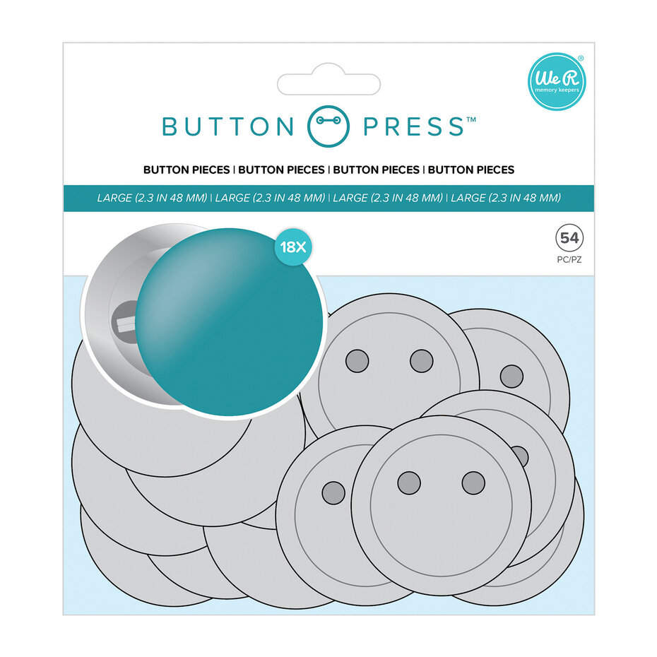 Button Press Button Navulverpakking GROOT - Silhouetteshop