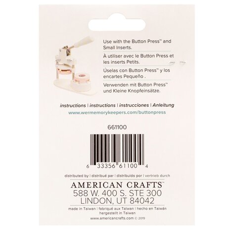 Button Press Paper Clip Backers Button Press Paper Clip Backers
