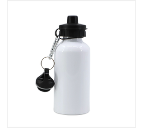 Aluminium drinkfles Wit (sublimatie) 80 mm diam. Aluminium drinkfles Wit (sublimatie) 80 mm diam.