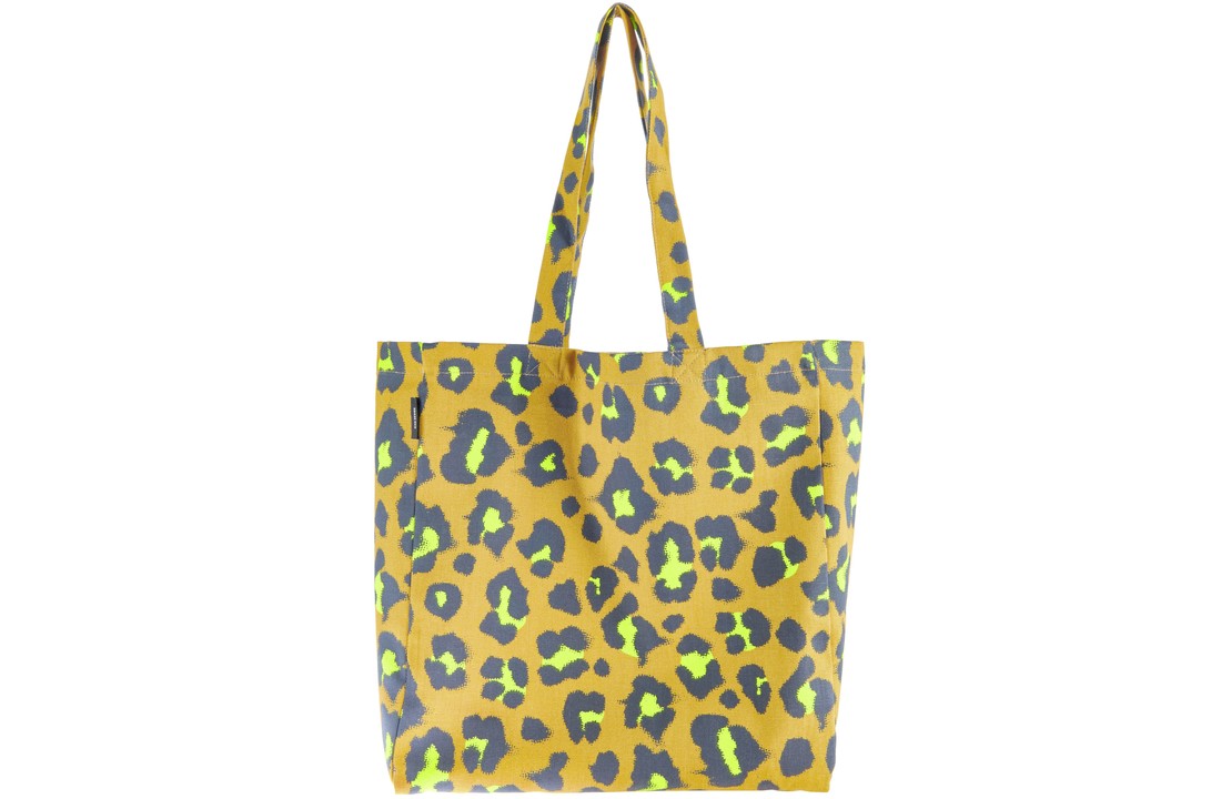 Canvas tote bag Acid Leo CARAMELL