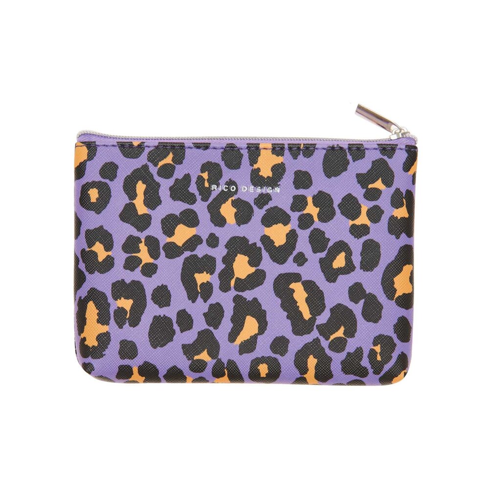 Pouch  Acid Leo, purple/orange (L)
