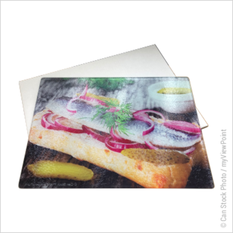 Glazen snijplank (sublimatie) Glazen snijplank (sublimatie)