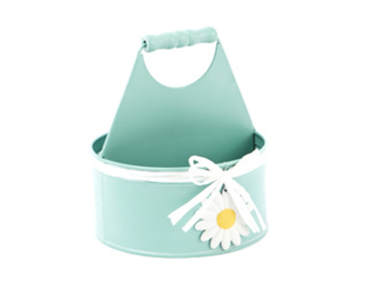 Ronde schaal met handvat (zink) Ronde schaal met handvat (zink)