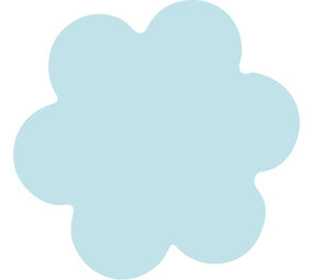 Sun Vinyl -  12" x 12"  -  Blue Sun Vinyl -  12" x 12"  -  Blue