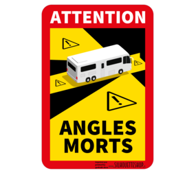 Dodehoek-sticker Motorhome Dodehoek-sticker Motorhome