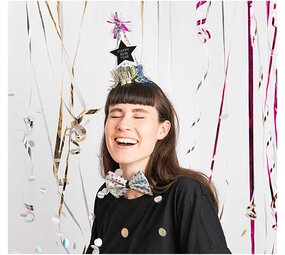 Diadeem + strikje Nieuwjaar Diadeem + strikje Nieuwjaar