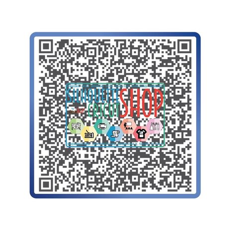 Uw QR-code als textieltransfer of sticker Uw QR-code als textieltransfer of sticker