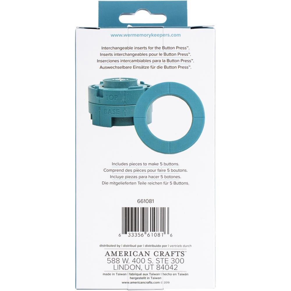 Button Press inzetstuk groot Button Press inzetstuk groot