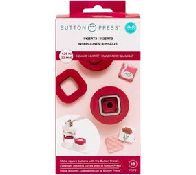 Button Press inzetstuk Vierkant Button Press inzetstuk Vierkant