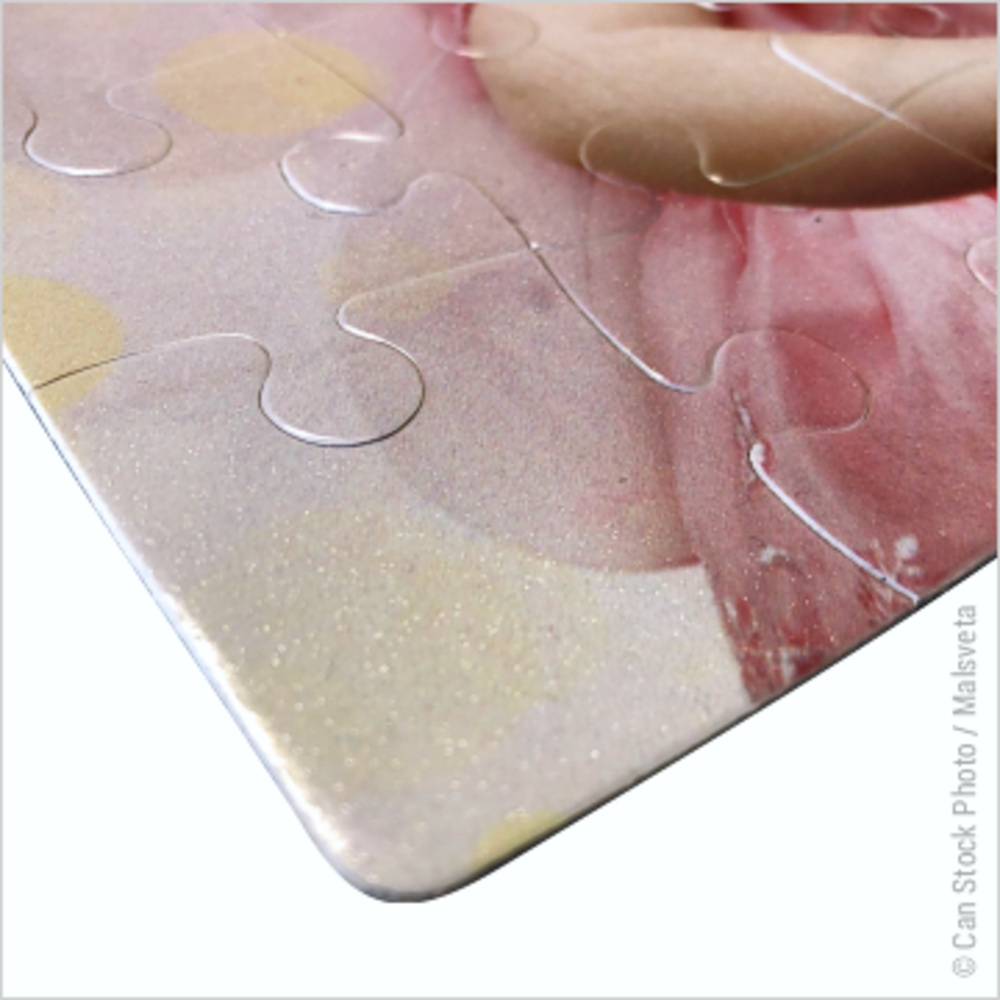 Sublimatie Puzzel Sparkle Wit (19x24 cm)