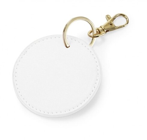Sleutelhanger Lederlook - Rond Sleutelhanger Lederlook - Rond