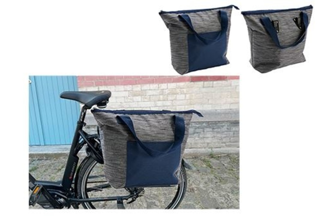 Gearceerd Startpunt Kaarsen Isothermische fietstas blauw - Silhouetteshop