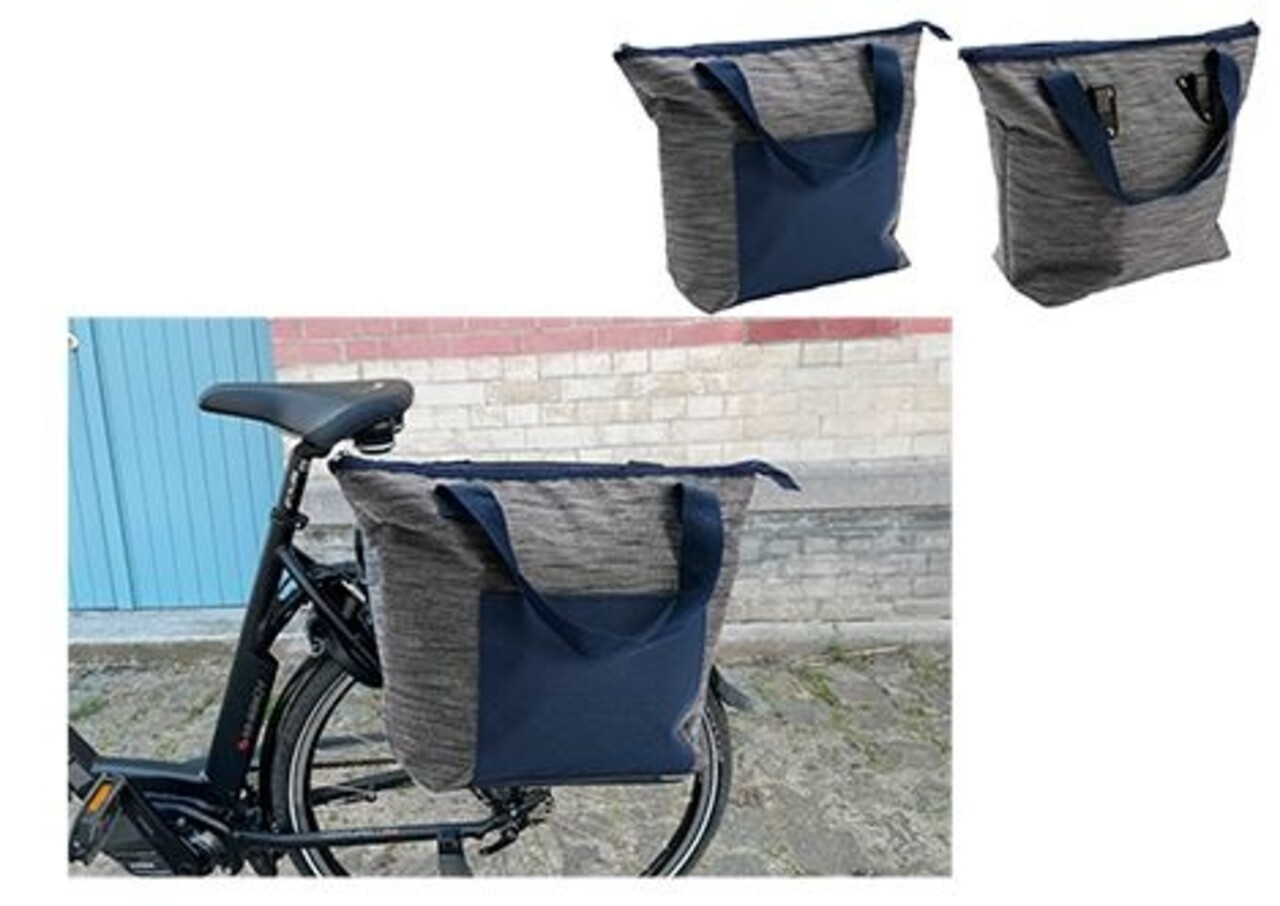 Isothermische fietstas blauw Isothermische fietstas blauw