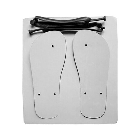 Sublimatie Flip-Flops  voor kinderen - Zwart Sublimatie Flip-Flops  voor kinderen - Zwart