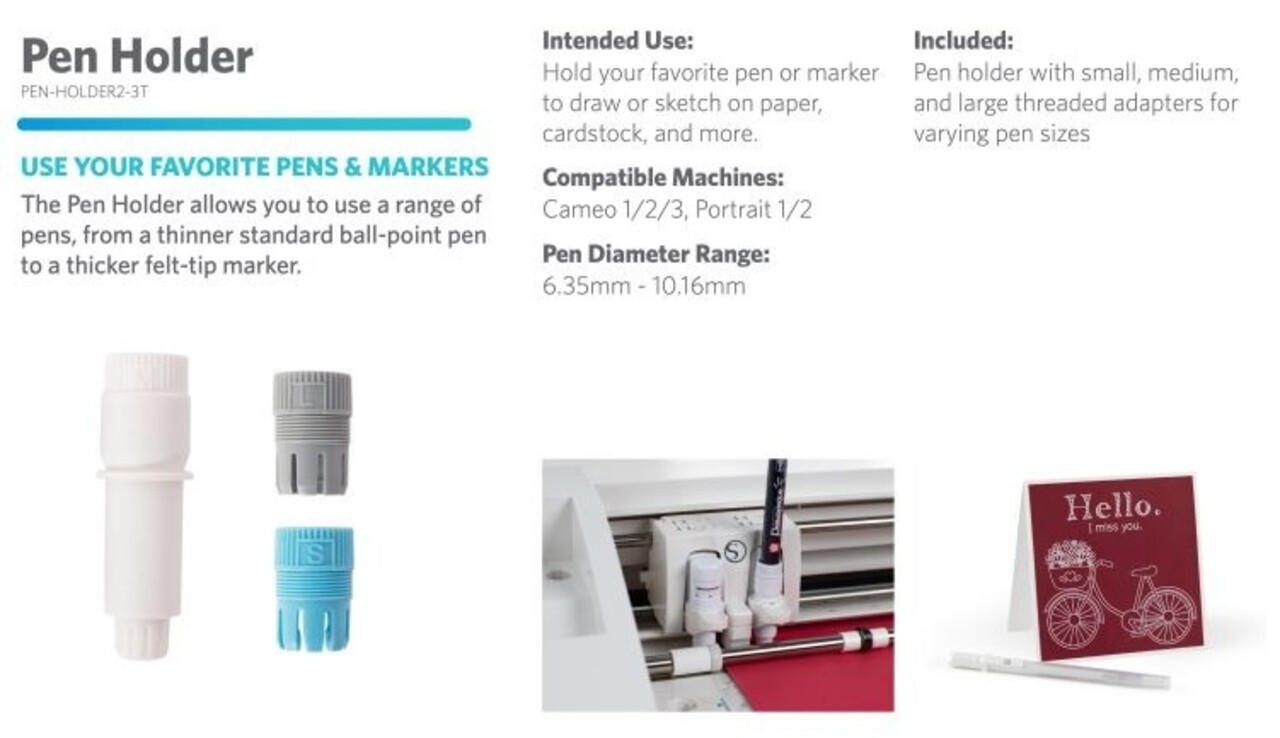 Silhouette Pen Holder (Type A) Silhouette Pen Holder (Type A)