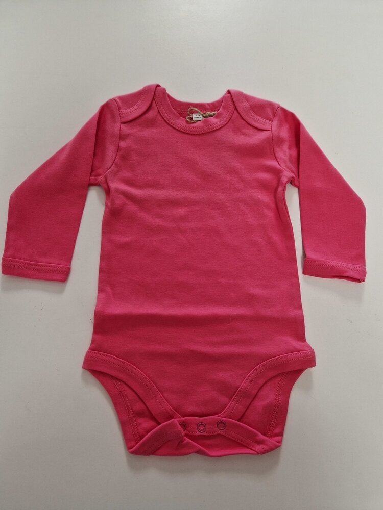 Baby Romper Fuchsia 6-12 Maand Baby Romper Fuchsia 6-12 Maand