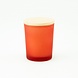 Elaut Geurkaarsje Met Houten Deksel - Frosted Terracotta Elaut Geurkaarsje Met Houten Deksel - Frosted Terracotta