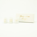 Luxegiftbox Set Van 3 Geurkaarsen - Wit