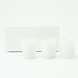 Elaut Luxegiftbox Set Van 3 Geurkaarsen - Wit Elaut Luxegiftbox Set Van 3 Geurkaarsen - Wit
