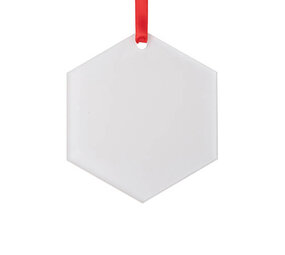 Acryl hanger (Hexagon) voor sublimatie Acryl hanger (Hexagon) voor sublimatie