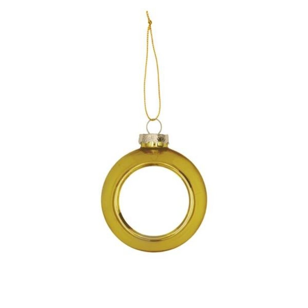 Kerstbal met schild (sublimatie) Kerstbal met schild (sublimatie)