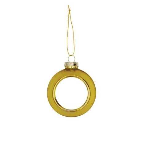 Kerstbal met schild (sublimatie) Kerstbal met schild (sublimatie)