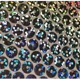 Holografisch vinyl Silver Sequins