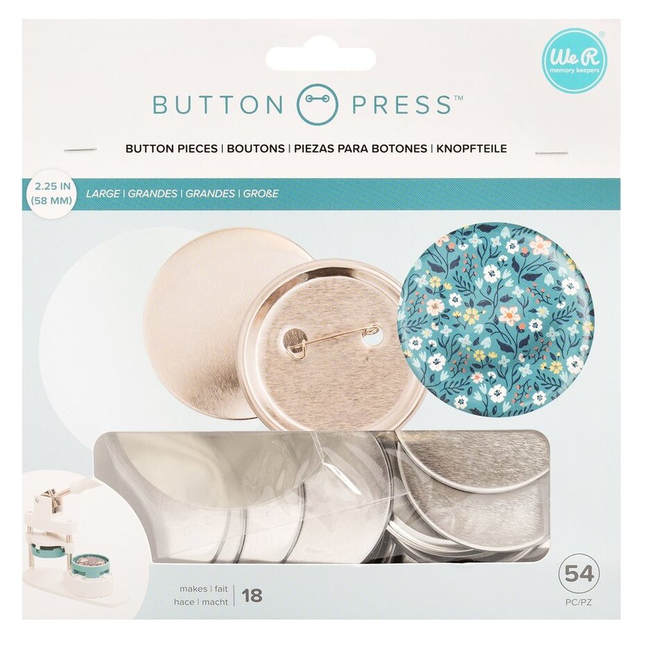 Button Press Button Navulverpakking GROOT - Silhouetteshop