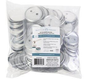 Button Press Button Navulverpakking GROOT  (100 buttons)