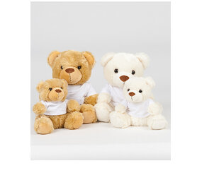 Knuffelbeer met T-shirt - Brown Knuffelbeer met T-shirt - Brown