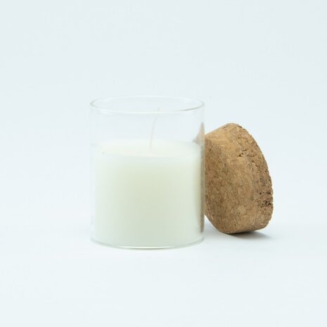 Cylinder Potje Met Kaars En Kurkstop - GROOT Cylinder Potje Met Kaars En Kurkstop - GROOT