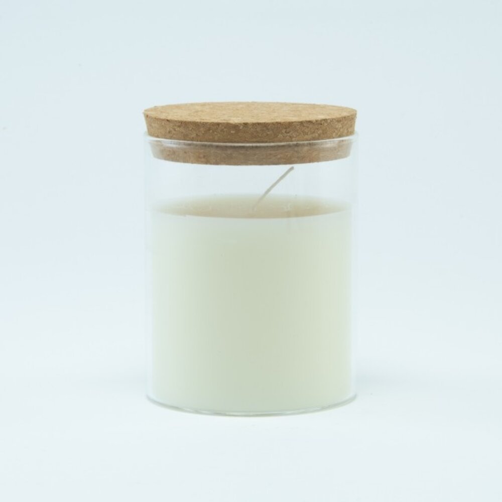 Cylinder Potje Met Kaars En Kurkstop - GROOT Cylinder Potje Met Kaars En Kurkstop - GROOT