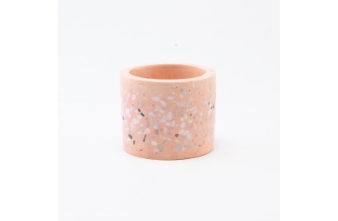 Terrazzo Bloempotje - Blush
