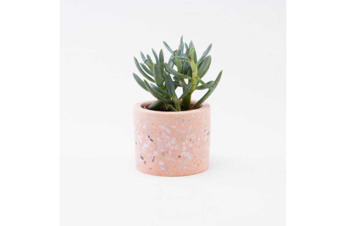 Terrazzo Bloempotje - Blush