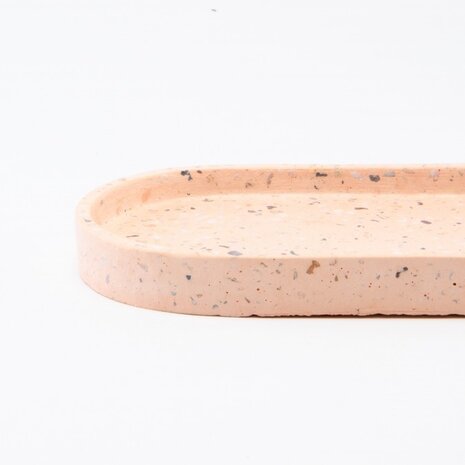 Terrazzo Dienblad Ovaal Large- Blush Terrazzo Dienblad Ovaal Large- Blush