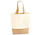 Jute tas / shopper met canvas
